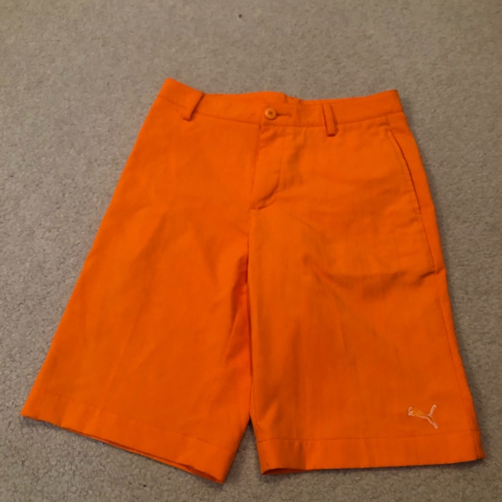 Boys PUMA golf shorts